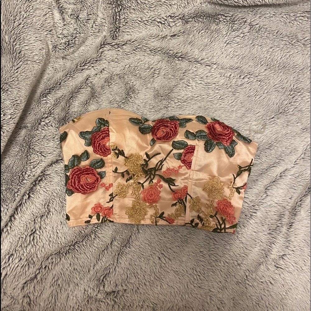 Floral Corset Top